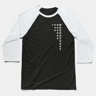 Hydrogen Orbitals Baseball T-Shirt